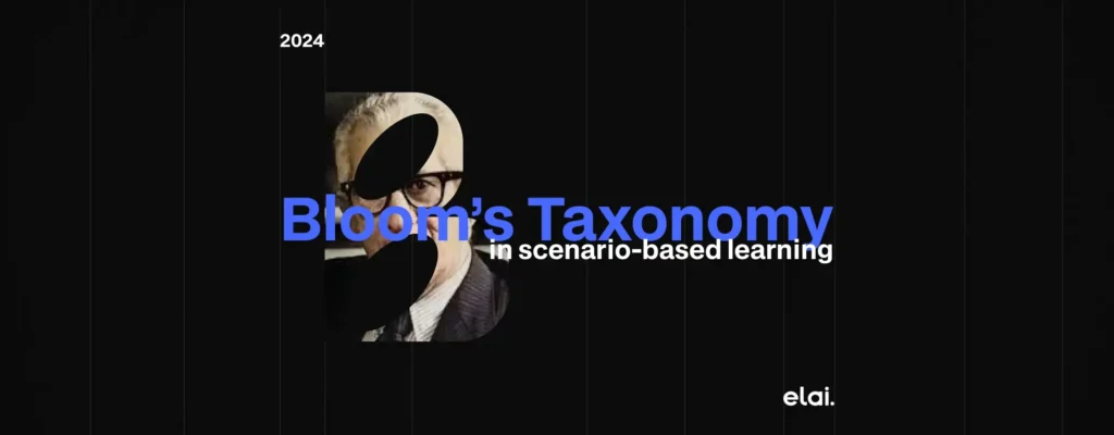 Bloom’s taxonomy in scenario-based learning