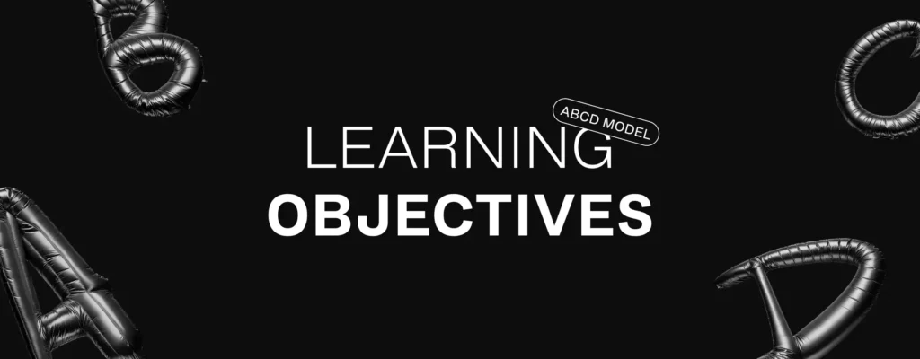 Learning Objectives for Video-based education