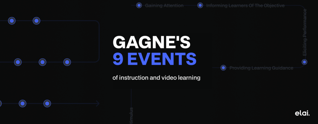 Gagné's Nine Events of Instruction and Video Learning