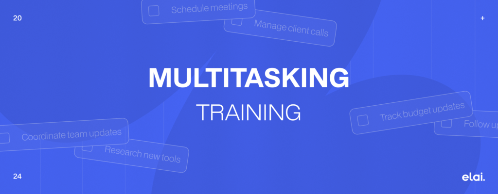 Multitasking training