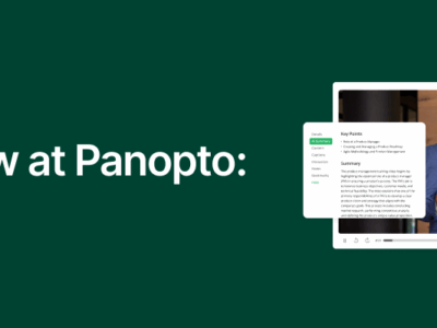 From Video Chaos to Learning Clarity: How Panopto Transforms Corporate Training