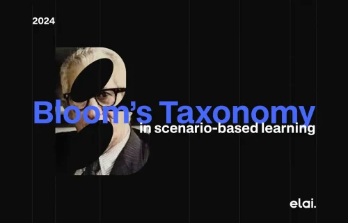 Bloom’s taxonomy in scenario-based learning